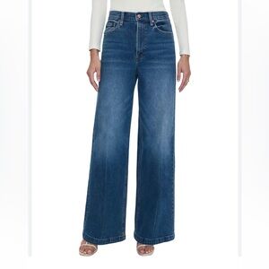 Pistola Ultra Wide-Leg High-Rise Jeans in Cidar
